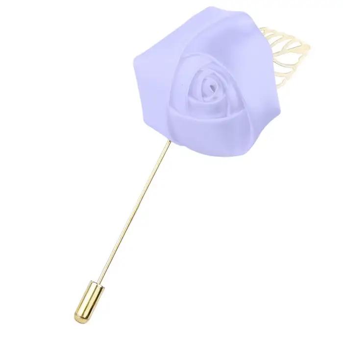 Boutonnières pour hommes pour mariage marié Corsage Roses fleur hommes boutonnière broche accessoire