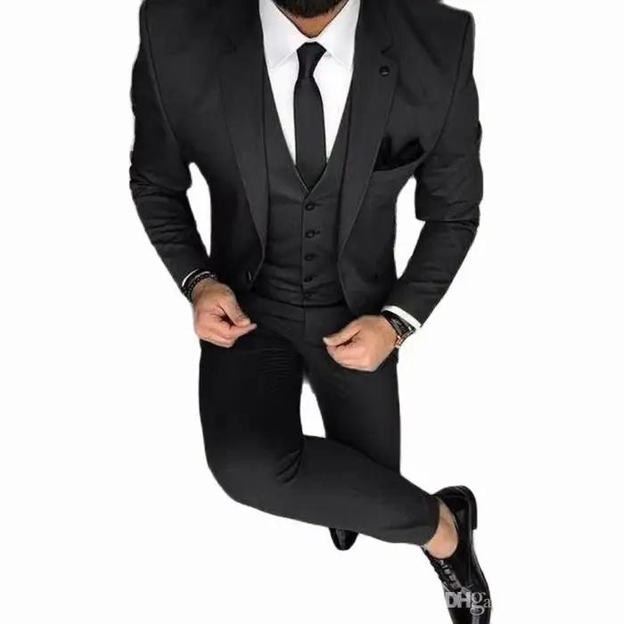 Smoking de mariage classique vert olive pour hommes, olympiques pour marié, revers cranté, blazer Sl