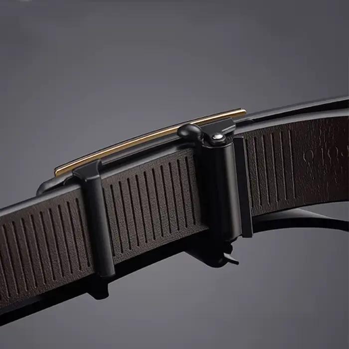 Ceinture élégante en cuir PU pour hommes – Ceintures à la mode pour la vie quotidienne, les loisirs,