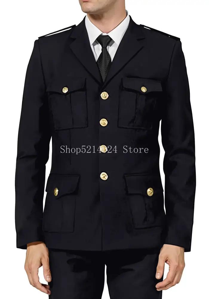 Costumes 2 pièces pour hommes, costume pour hommes, tenue marine, style nautique, uniforme