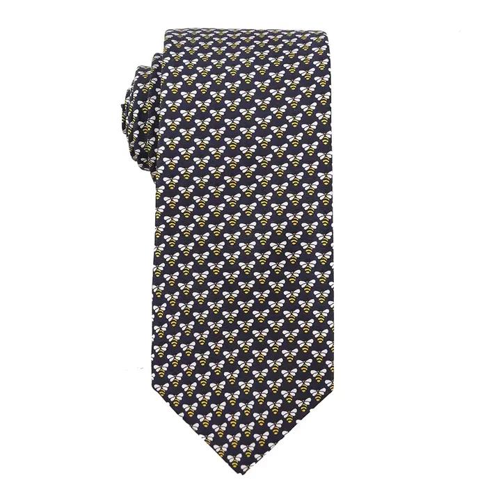 Tailleur Smith 7.5 cm cravates faites à la main motif d'impression animale cravate Satin soie cou cr