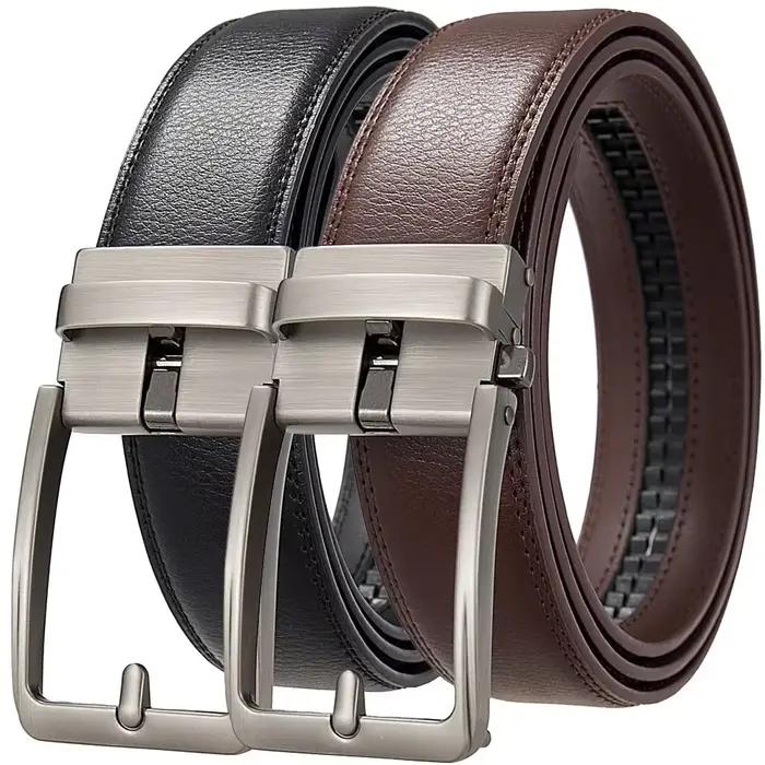 Ceintures clic pour hommes marque de luxe concepteur de mode boucle automatique en cuir véritable ho