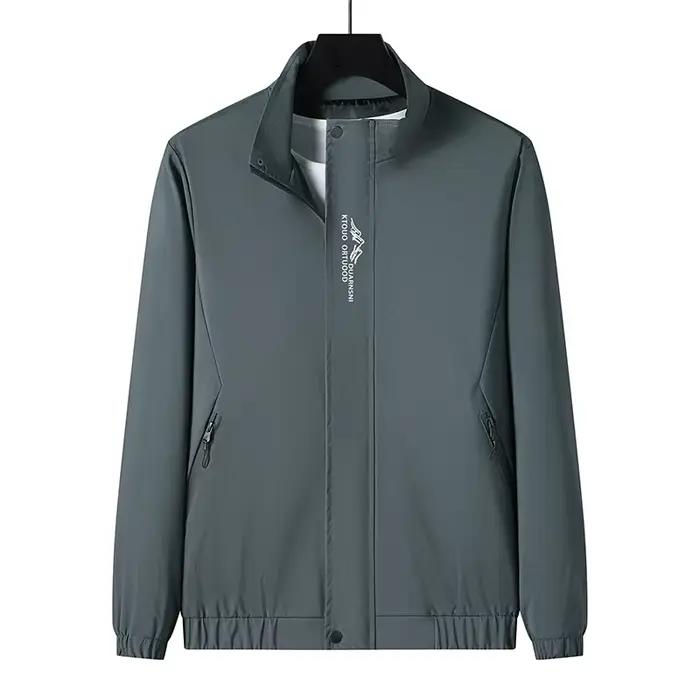 Veste de Costume Formelle de Luxe pour Homme, Blazer à Col Montant, Manteau de Bureau pour Homme, Ve