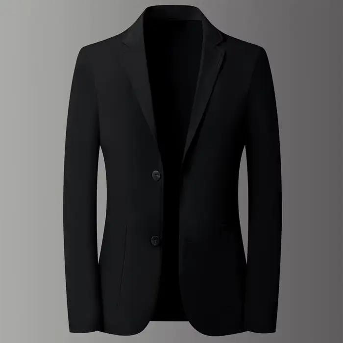 Costume léger pour hommes, vêtements de Protection solaire, Blazer fin en soie glacée, intelligent, 