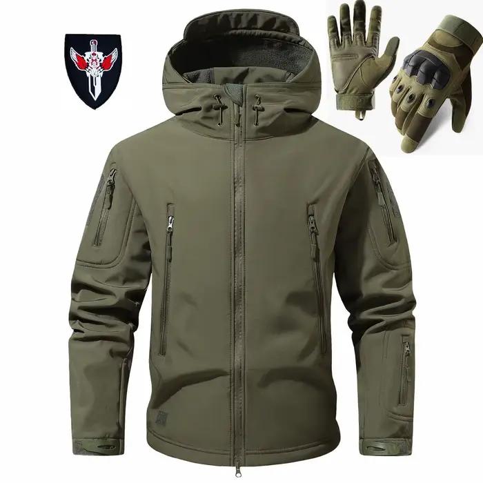 Veste en laine classique pour homme, pour l'automne et l'hiver, tactique, imperméable, pour la pêche