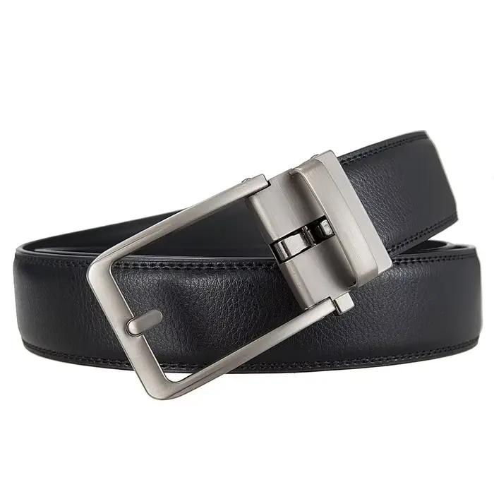 Ceintures clic pour hommes marque de luxe concepteur de mode boucle automatique en cuir véritable ho