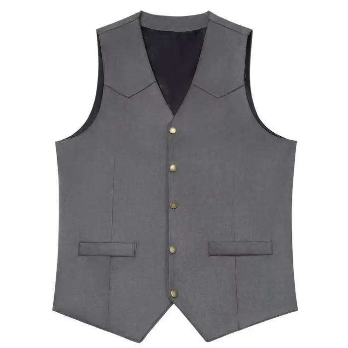 Gilet homme en flanelle décontracté et élégant pour les quatre saisons occasions spéciales et quotidiennes
