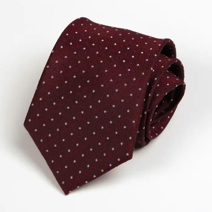 Cravate de Costume Professionnel Motif à Pois Bleu 8cm Nouveau Style Accessoire Masculin Chic Occasions Spéciales