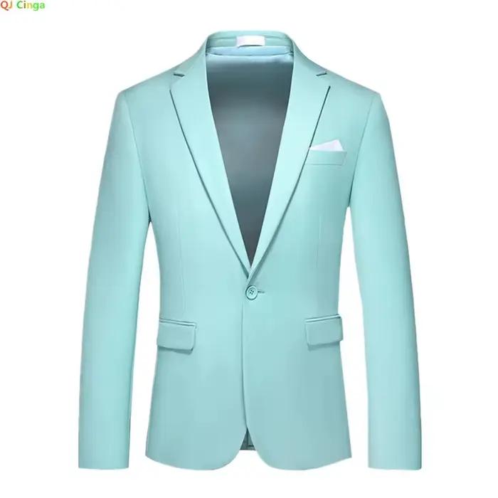 Veste de costume pour homme vert vif
