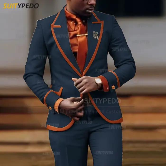 Ensembles de costumes de mariage de luxe pour hommes