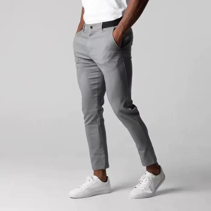 Pantalon de costume décontracté pour hommes