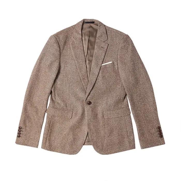 Costume trois pièces rétro pour homme en polyester et laine pour mariage et banquets élégants