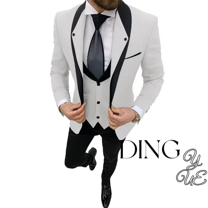 Costume de mariage 3 pièces pour hommes