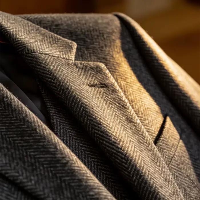 Veste de costume homme à chevrons