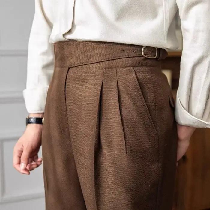 Naples Slim-Fit fur s Pants pour hommes