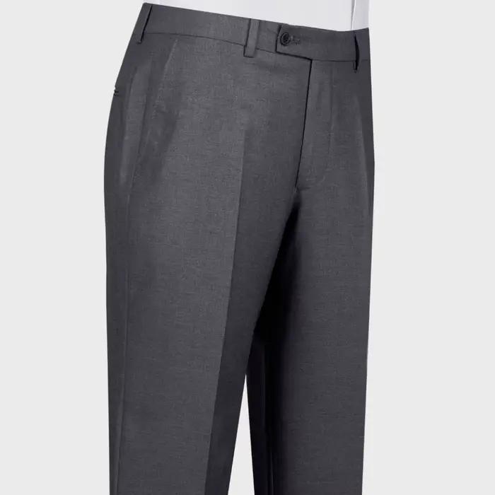 Costume 2 pièces gris foncé pour hommes