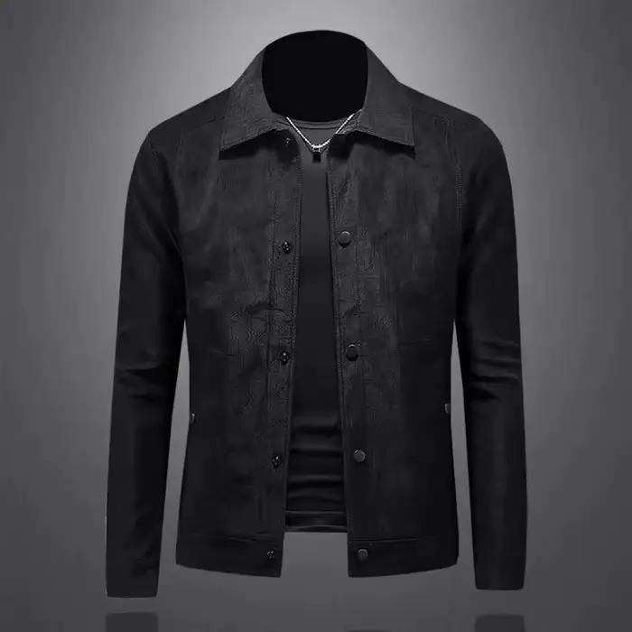 Nouvelle veste en daim pour homme