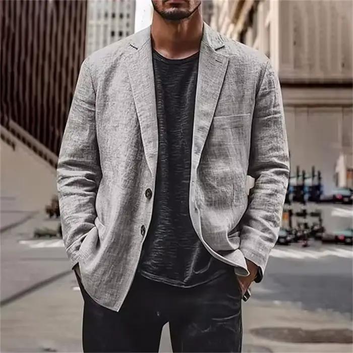 Blazer en lin léger pour homme