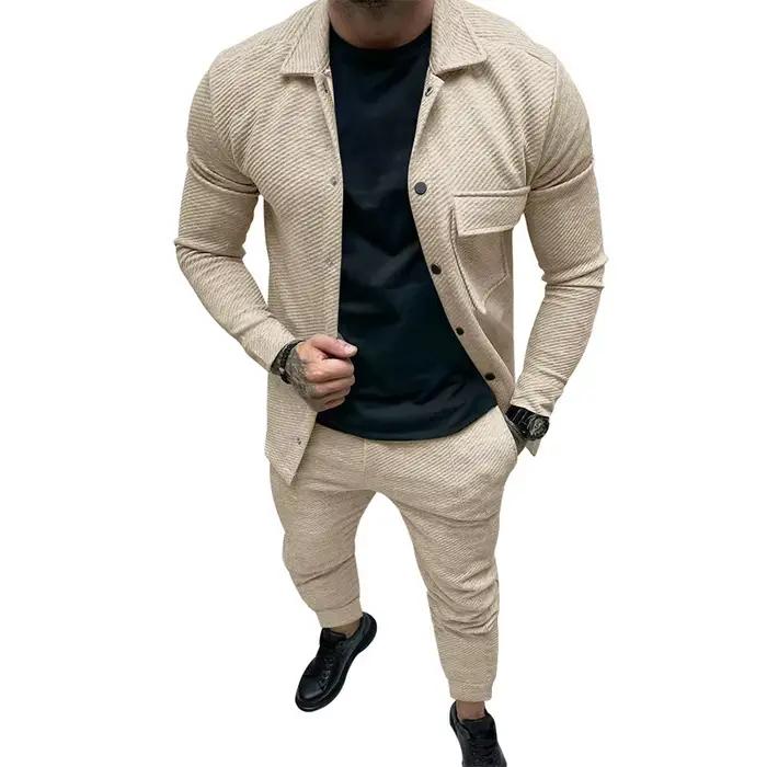 Ensemble deux pièces en jacquard pour homme