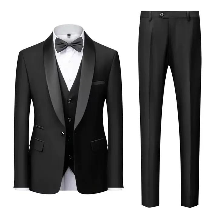 Costume de smoking décontracté pour homme élégant et confortable pour marié mariage soirée chic
