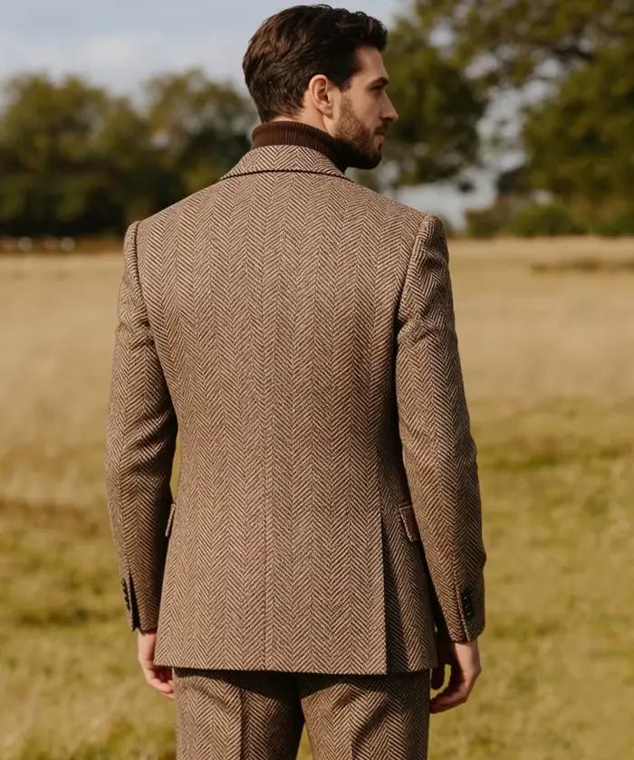 Costume à chevrons pour hommes