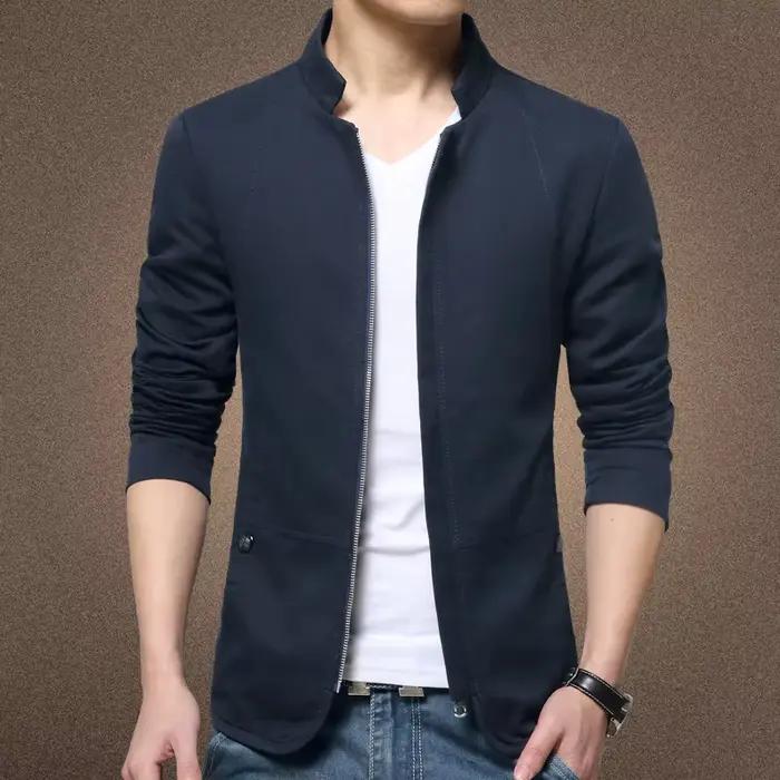 Blazer d'affaires hommes vestes décontracté mode