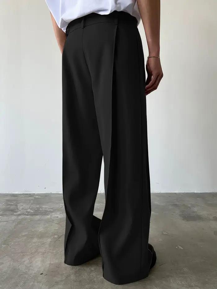 Pantalon de costume pour homme taille haute