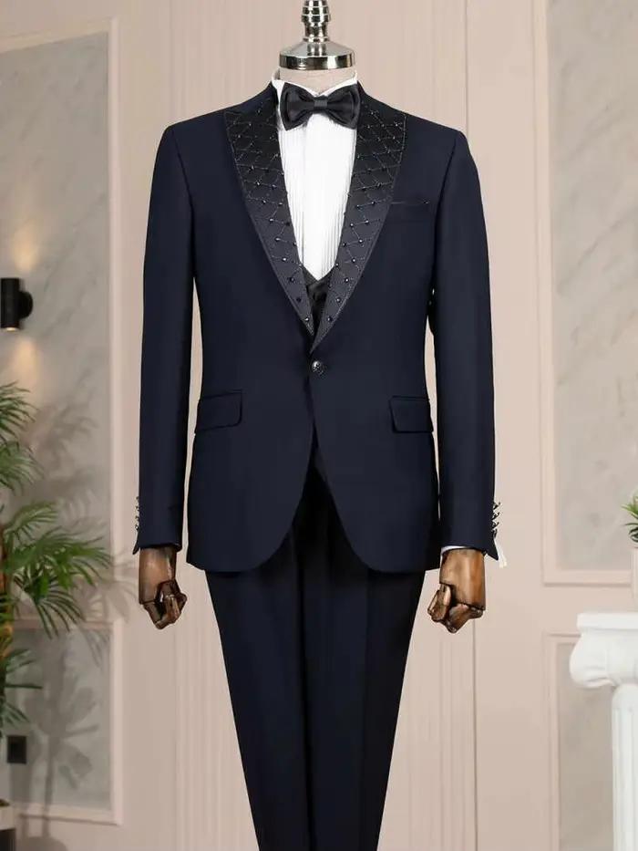 Magnifique ensemble deux pièces pour homme : costume de marié