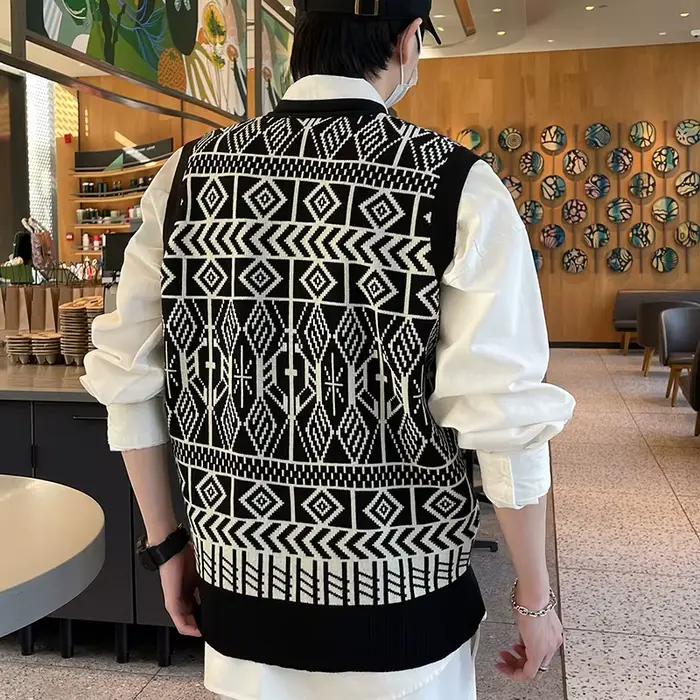Gilet tricoté pour hommes