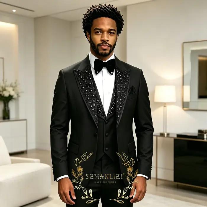 Costumes noirs pour hommes
