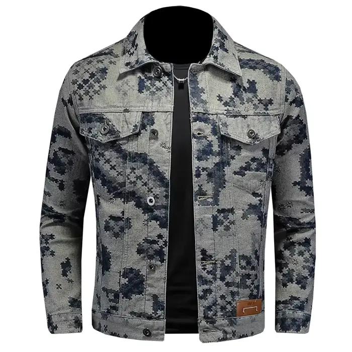 Veste en jean rétro pour hommes