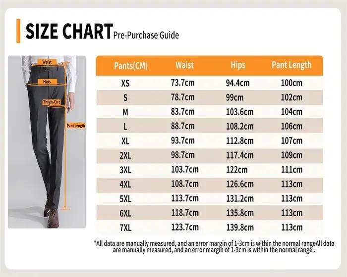 Pantalon de Costume à Rayures pour Homme