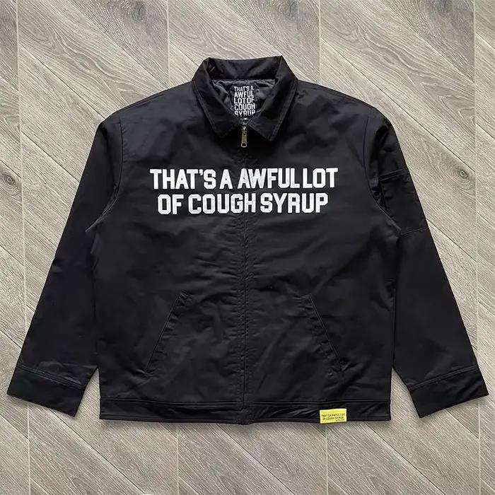 Veste bomber décontractée à imprimé lettres pour homme, vêtement extérieur automne hiver, voyage, confort léger, style moderne