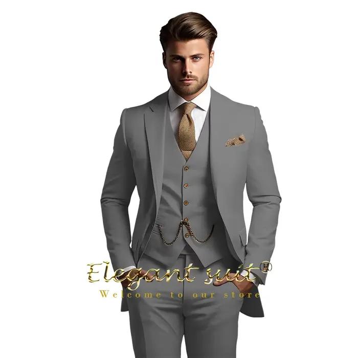 Costume trois pièces sur mesure pour homme