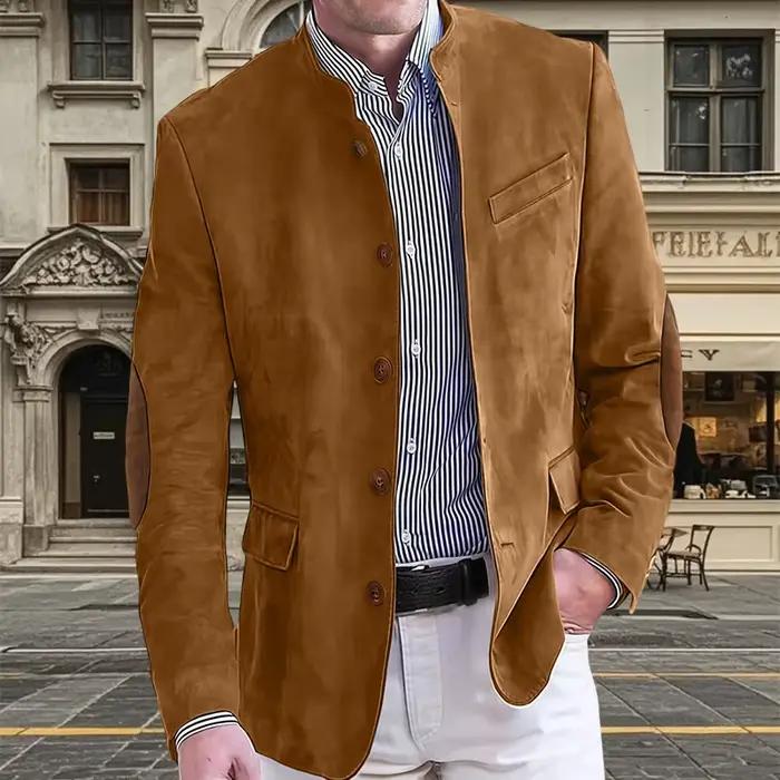 Blazer Homme Rétro Automne en Flanelle