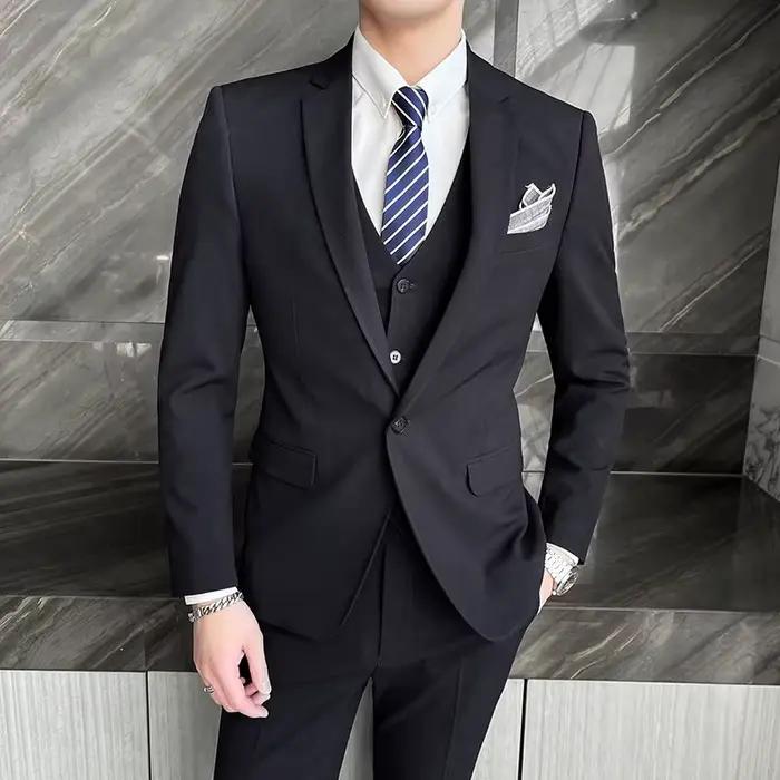 Ensemble de costume trois pièces pour hommes