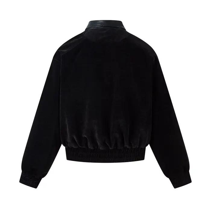 Veste en polyester BF.BORFEND style américain rétro coupe ample sans col pour homme pour sorties et événements spéciaux