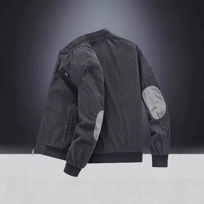 Veste d'hiver en velours côtelé pour hommes