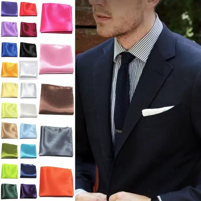 Mouchoir carré de poche pour hommes