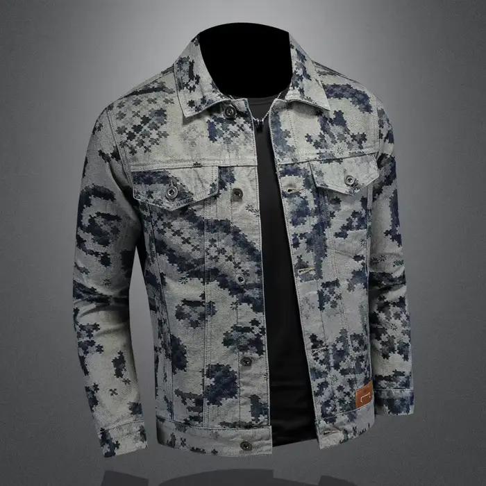 Veste en jean rétro pour hommes