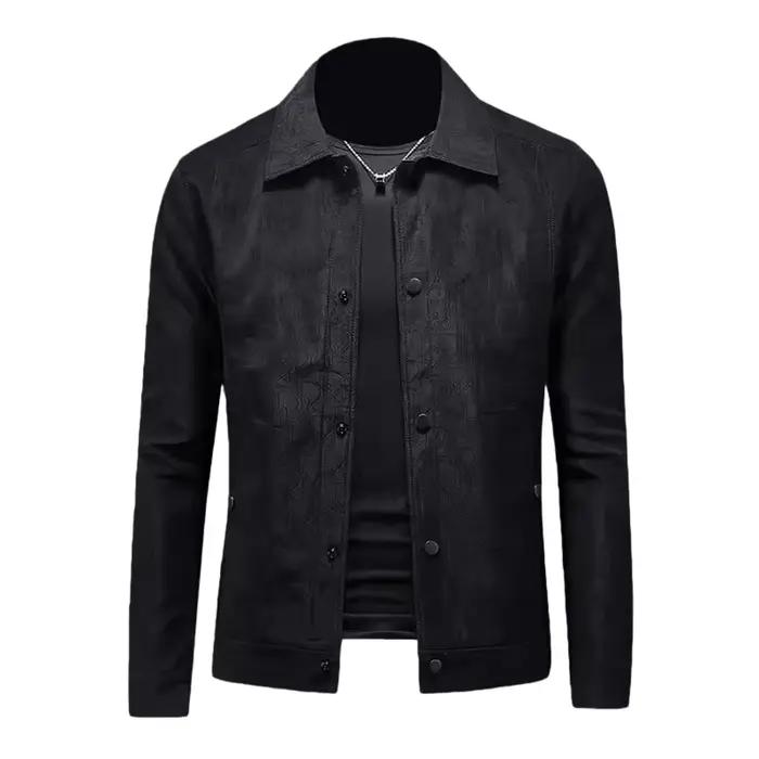 Nouvelle veste en daim pour homme
