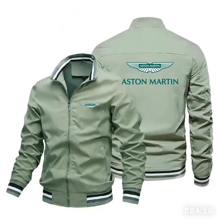 Veste d'équipe de course décontractée pour hommes, cuir et polyuréthane, coupe-vent, technologie de séchage rapide, voyage, soutien sportif, cadeau d'anniversaire