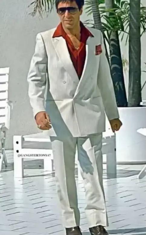 Costume Tunetak Coupe Ajustée 3 Pièces Décontracté Élégant Pour Hommes Occasions Spéciales Blanc Bleu Ciel Beige Bleu Brun Noir