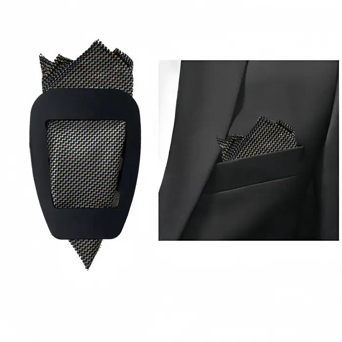 Porte-mouchoir de poche pour hommes en acrylique élégant design novelty pour costume occasions formelles femmes cadeaux