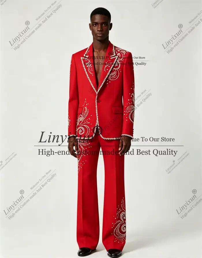 Costume Homme Élégant 2 Pièces pour Soirée et Bal de Promo