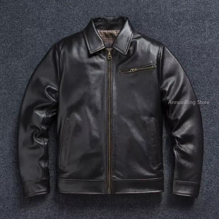 Veste en cuir d'outillage des années 1930 pour hommes