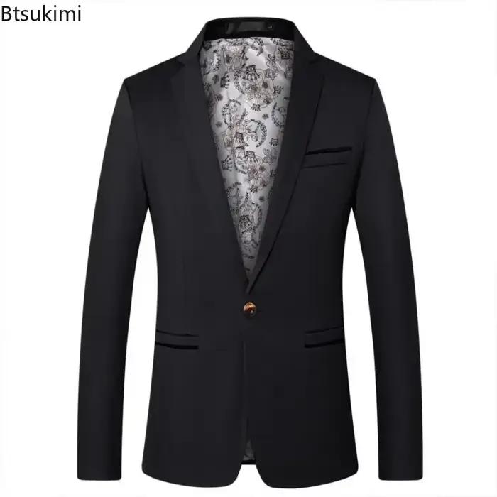 Nouveaux hommes vestes de costume Style coréen mariage mode