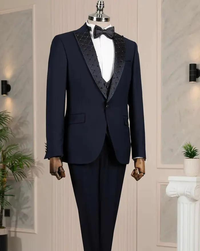 Magnifique ensemble deux pièces pour homme : costume de marié
