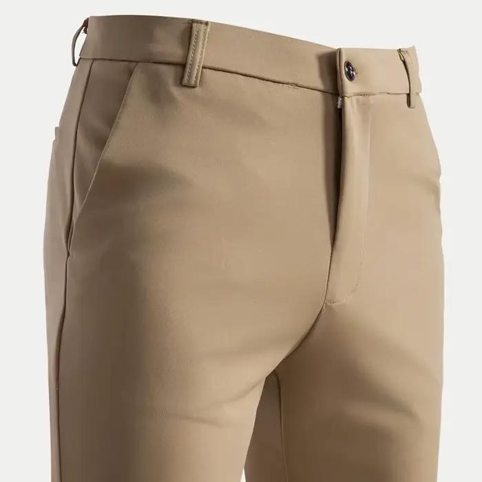 29-42 hommes été mince mode affaires costume décontracté pantalon pantalons longs