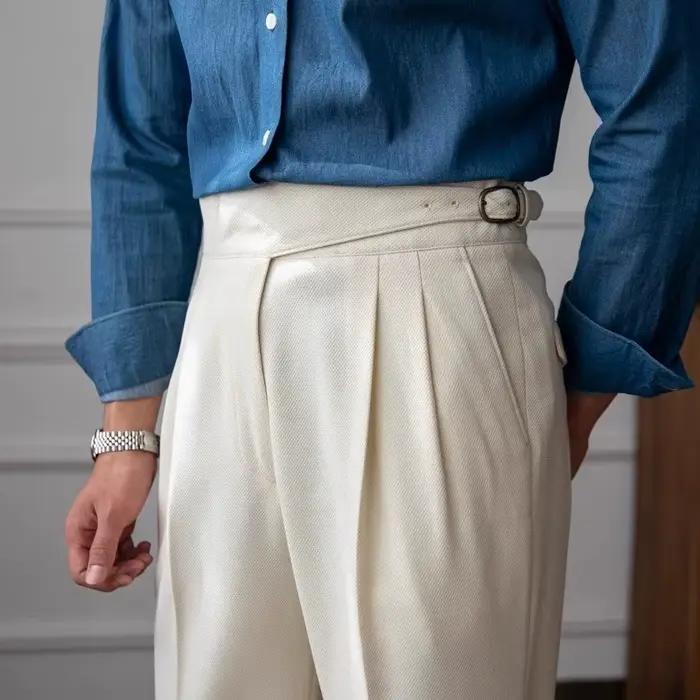 Naples Slim-Fit fur s Pants pour hommes